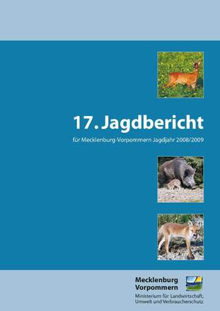 Titel Jagdbericht für M-V (Jagdjahr 2008/2009)
