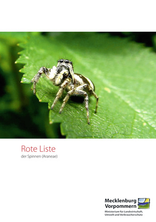 Titelblatt Rote Liste - Spinnen