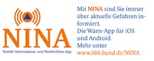NINA - die Notfall Information und Nachrichten App