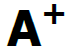 A+ als Symbol für die Schriftvergrößerung.