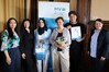 Der Landesintegrationspreis geht in diesem Jahr an die Initiative "Quietjes" aus Wasdow (OT Behren-Lübchin). Reem Alabali-Radovan, Jana Michael (beide links) und Stefanie Drese (rechts) gratulierten.