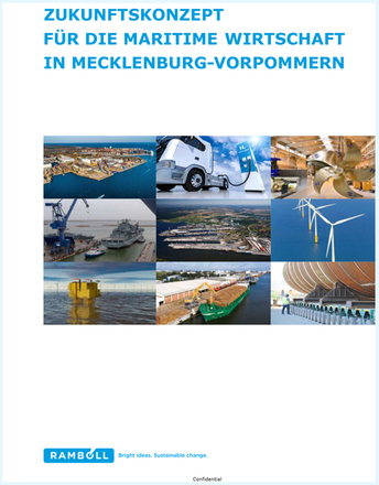 Titelblatt Zukunftskonzept für die maritime Wirtschaft in MV